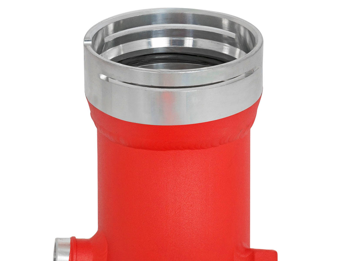 aFe BladeRunner 2-1/2 IN to 2-3/4 IN Aluminum Cold Charge Pipe Red - BMW 1/2/3/4-Series 2012-2018