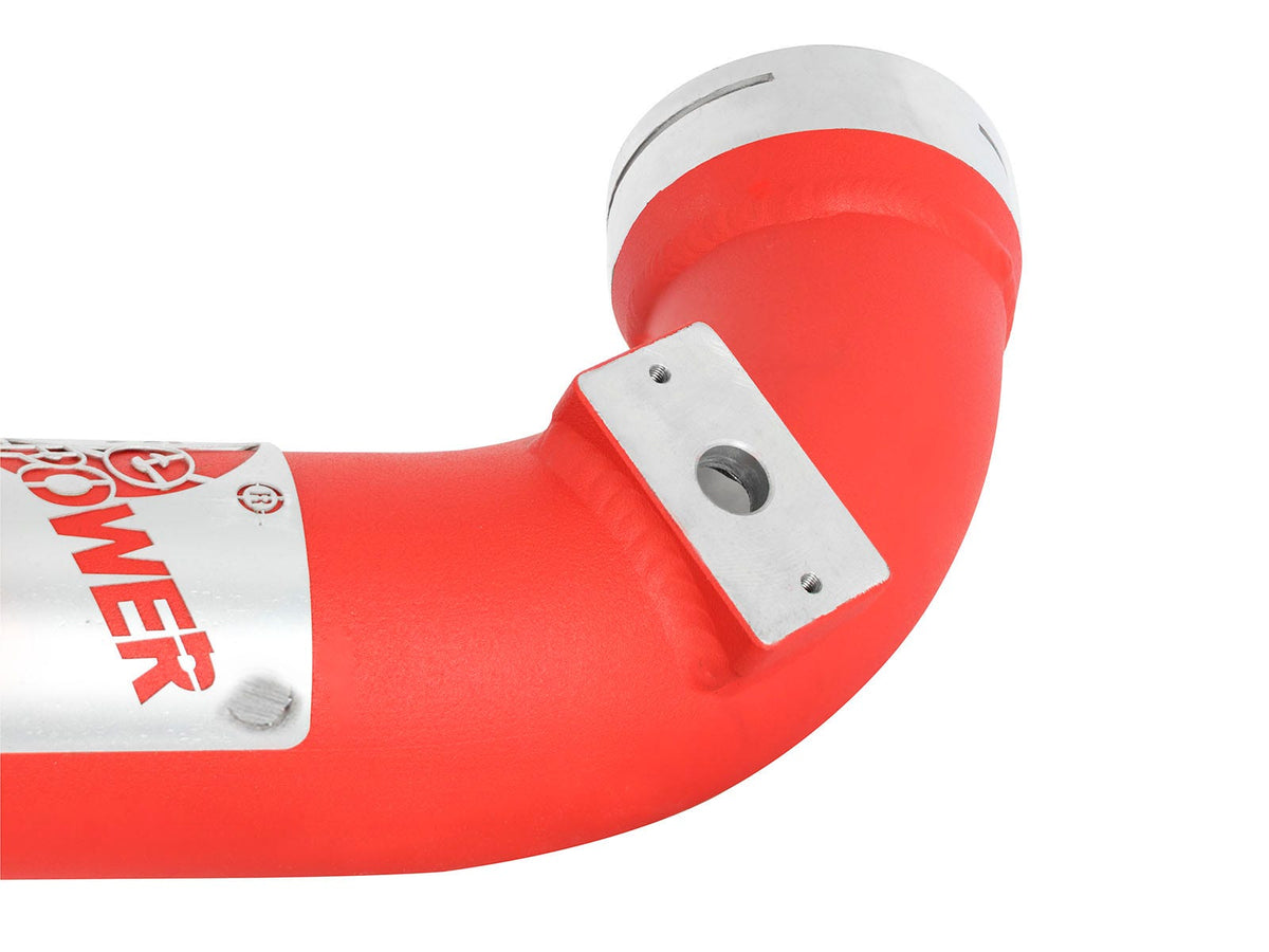 aFe BladeRunner 2-1/2 IN to 2-3/4 IN Aluminum Cold Charge Pipe Red - BMW 1/2/3/4-Series 2012-2018