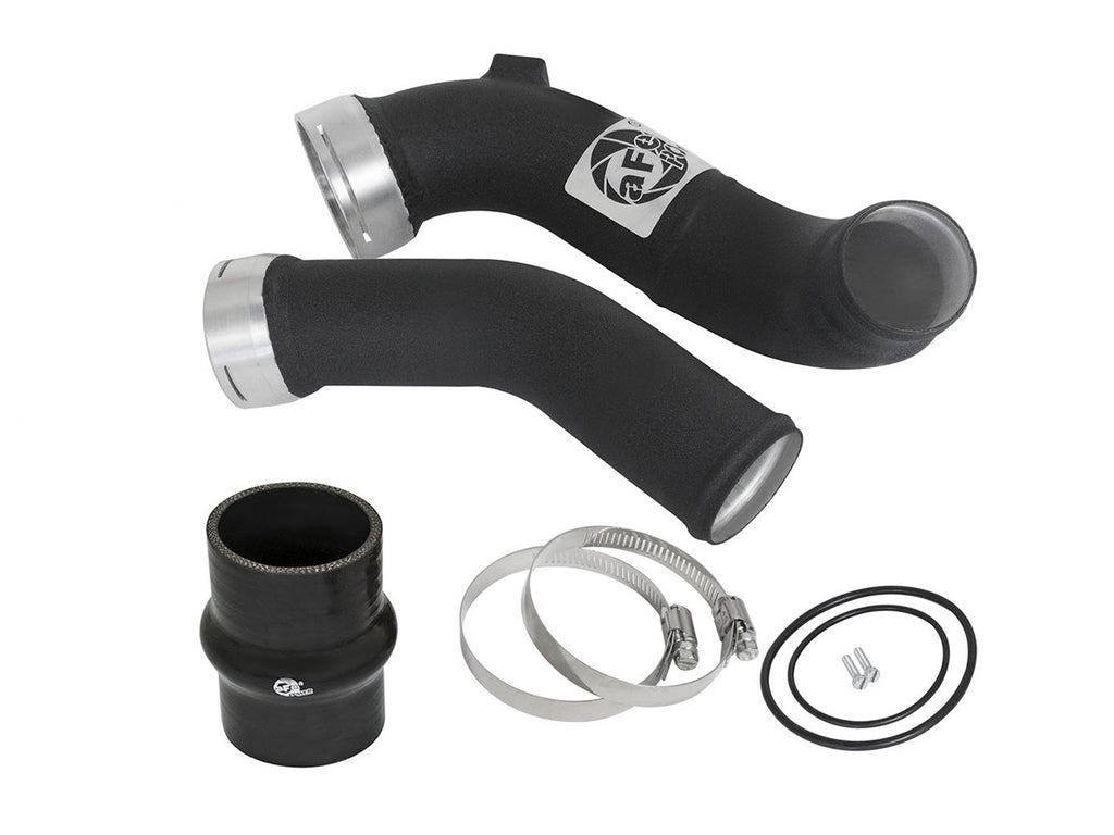 aFe BladeRunner 3 IN Aluminum Cold Charge Pipe Black - BMW 335i (F30) 2012-2015/ M235i (F22/23) 2014-2016