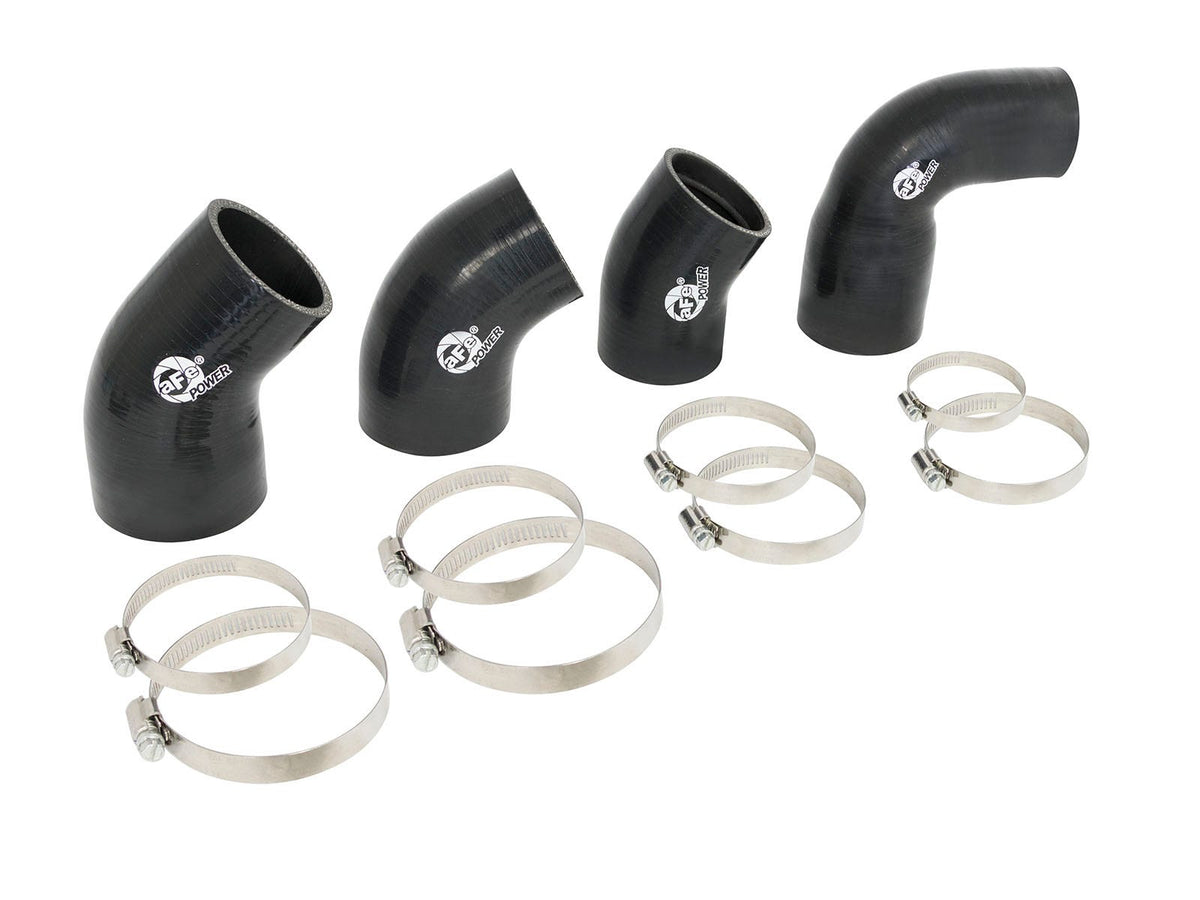 aFe BladeRunner Intercooler Couplings & Clamps Kit - Factory Intercooler & aFe Tube - Ford Mustang 2015-2023
