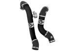 aFe BladeRunner Aluminum Hot and Cold Charge Pipe Kit Black - Ford Mustang 2015-2023
