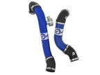 aFe BladeRunner Aluminum Hot and Cold Charge Pipe Kit Blue - Ford Mustang 2015-2023