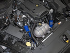 aFe BladeRunner Aluminum Hot and Cold Charge Pipe Kit Blue - Ford Mustang 2015-2023