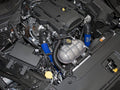 aFe BladeRunner Aluminum Hot and Cold Charge Pipe Kit Blue - Ford Mustang 2015-2023