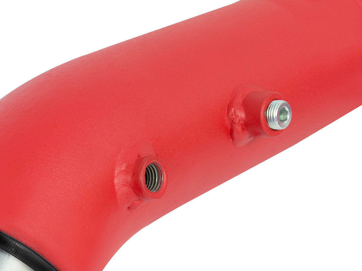 aFe 46-20264-R BladeRunner 2-1/2 IN & 3 IN Aluminum Hot and Cold Charge Pipe Kit Red - view 4