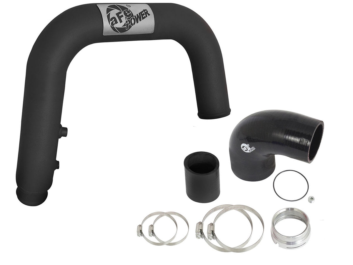 aFe 46-20268-B BladeRunner 2-1/2 IN Aluminum Hot Charge Pipe Black - view 2