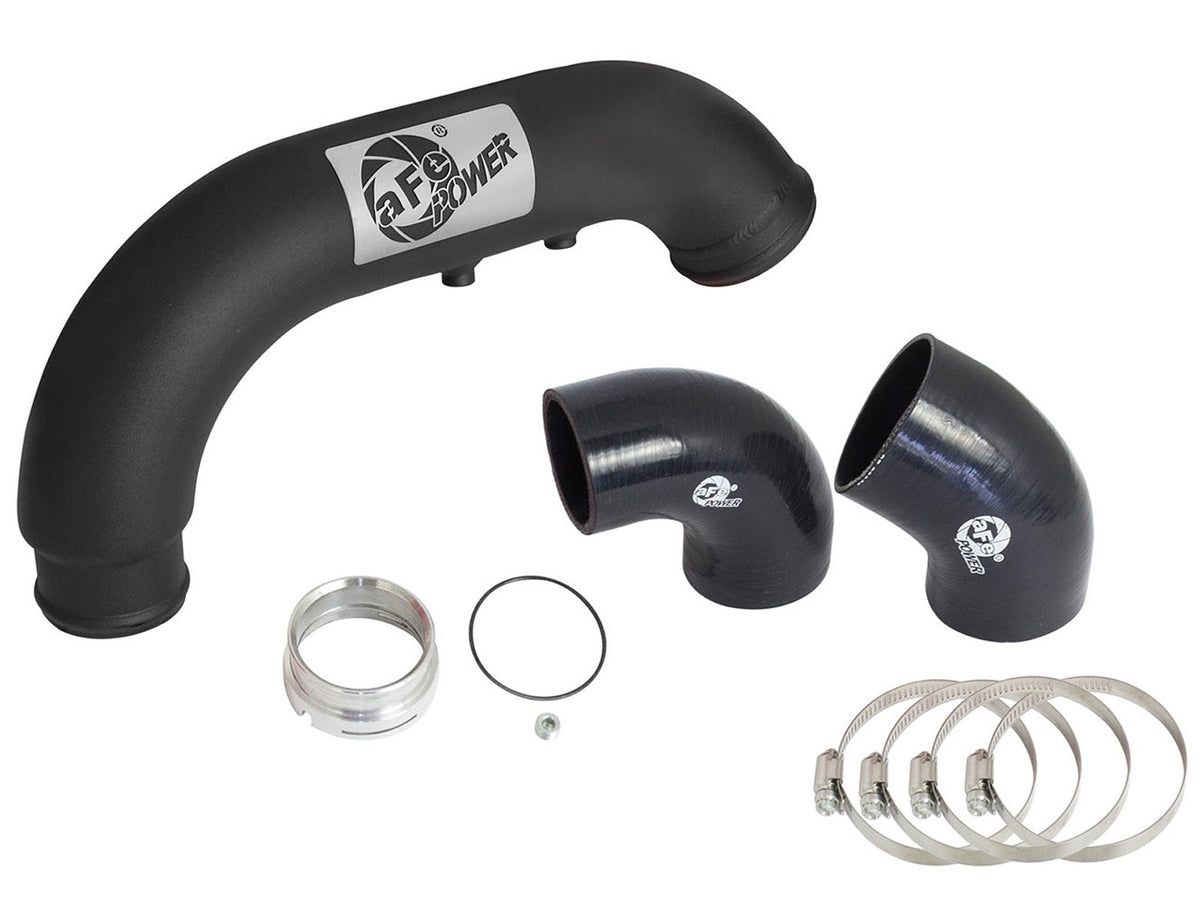 aFe 46-20269-B BladeRunner 3 IN Aluminum Cold Charge Pipe Black - view 3