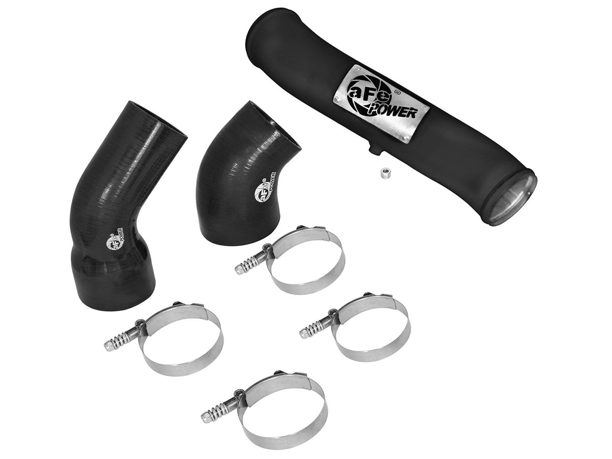aFe 46-20289-B BladeRunner 3 IN Aluminum Cold Charge Pipe Black - view 5