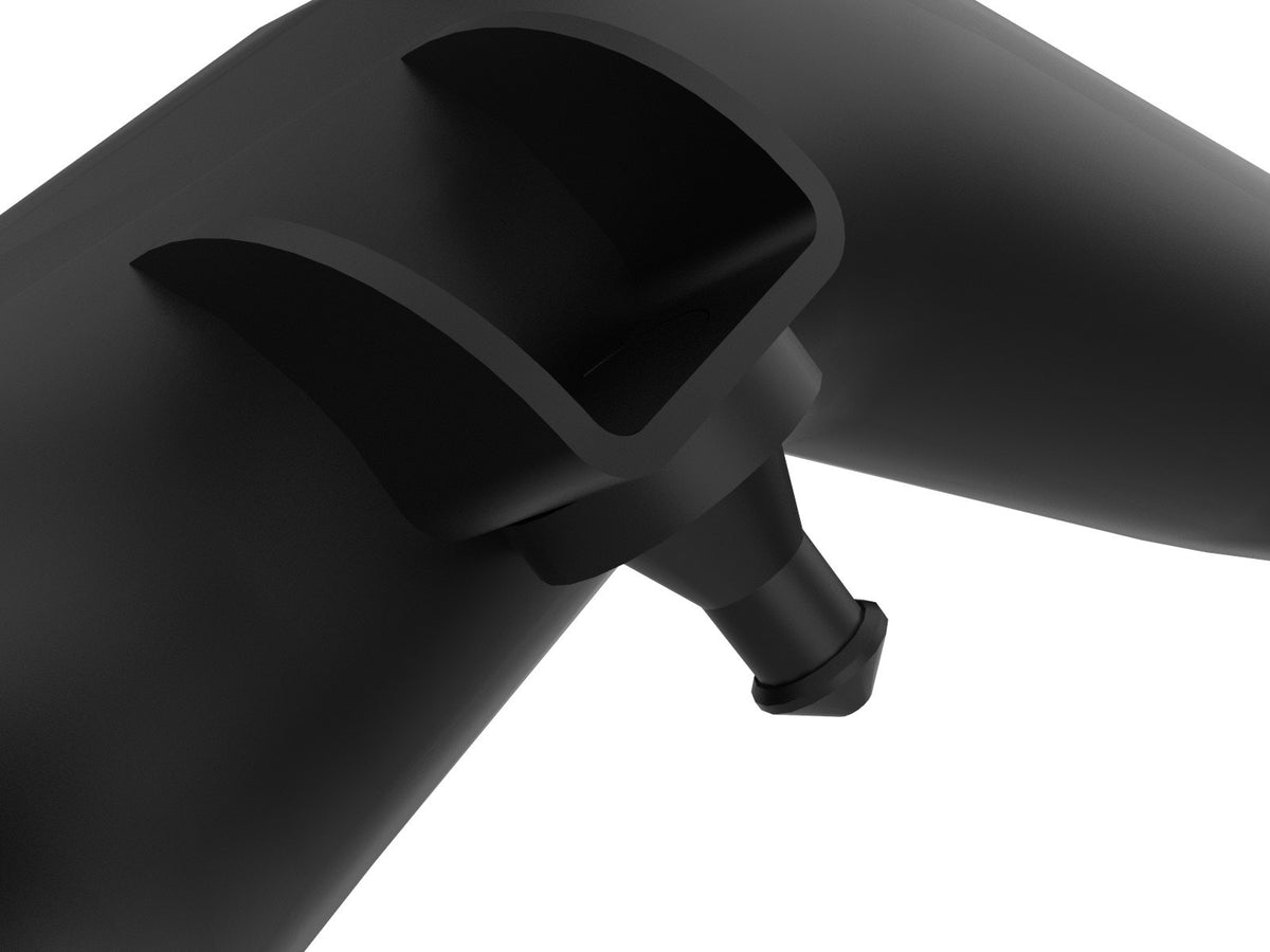 aFe 46-20298-B BladeRunner 2-1/2 IN Aluminum Hot Charge Pipe Black - view 4