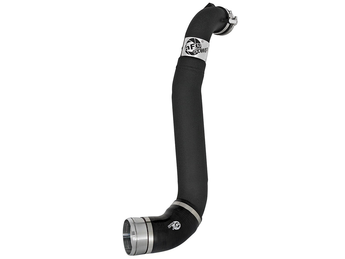 aFe 46-20299-B BladeRunner 3-1/2 IN to 3 IN Aluminum Cold Charge Pipe Black - view 1