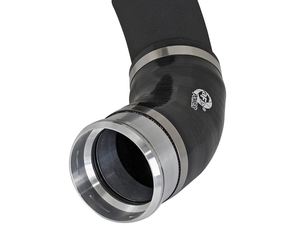 aFe 46-20299-B BladeRunner 3-1/2 IN to 3 IN Aluminum Cold Charge Pipe Black - view 5
