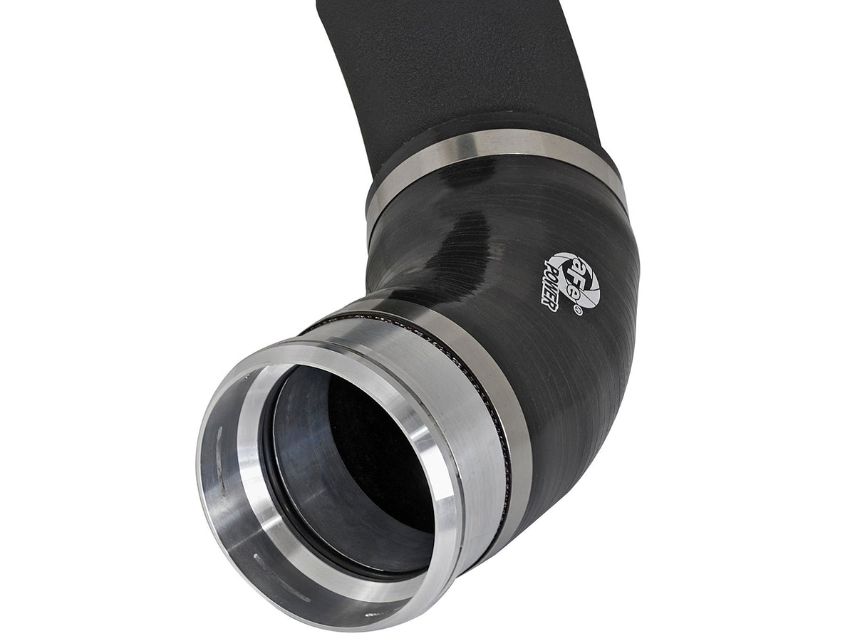 aFe 46-20299-B BladeRunner 3-1/2 IN to 3 IN Aluminum Cold Charge Pipe Black - view 5