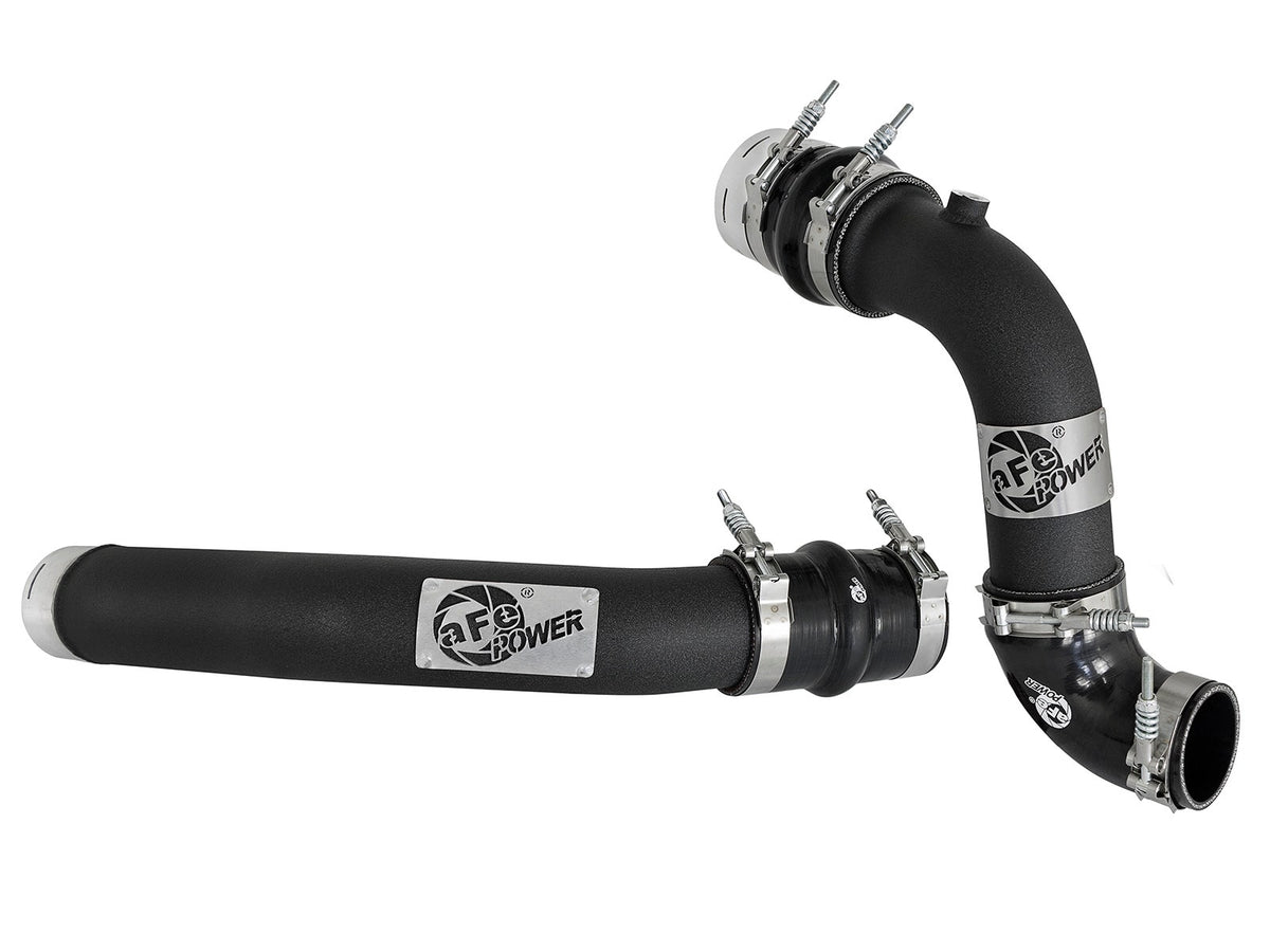 aFe 46-20314-B BladeRunner 3 IN Aluminum Hot and Cold Charge Pipe Kit Black - view 1