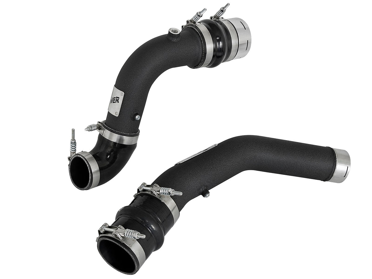 aFe 46-20314-B BladeRunner 3 IN Aluminum Hot and Cold Charge Pipe Kit Black - view 2
