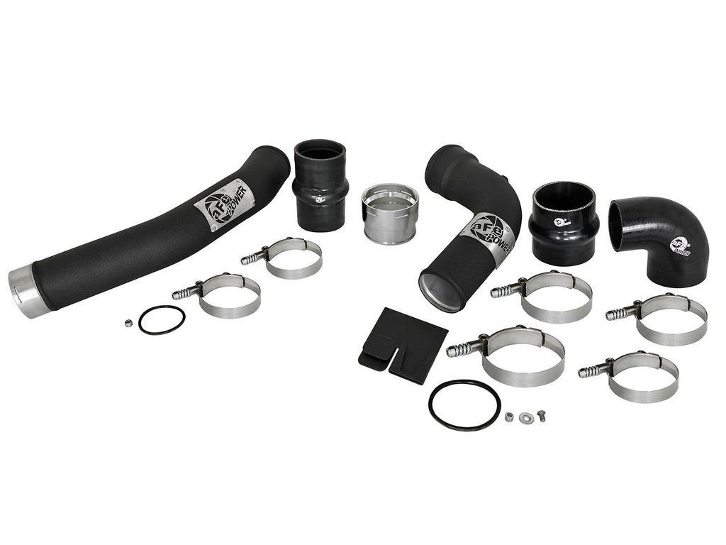 aFe 46-20314-B BladeRunner 3 IN Aluminum Hot and Cold Charge Pipe Kit Black - view 8