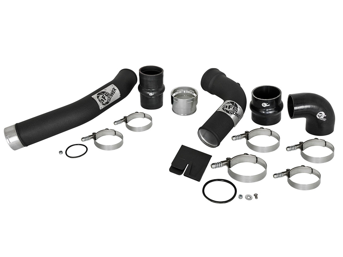 aFe 46-20314-B BladeRunner 3 IN Aluminum Hot and Cold Charge Pipe Kit Black - view 8