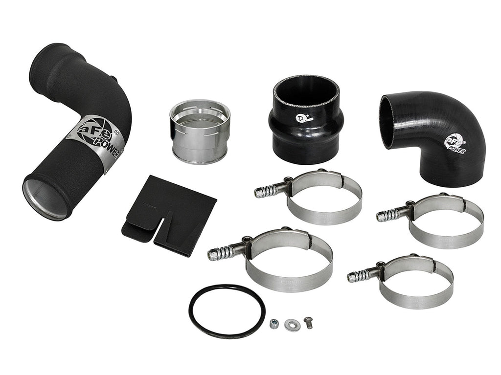 aFe 46-20319-B BladeRunner 3 IN Aluminum Cold Charge Pipe Black - view 6