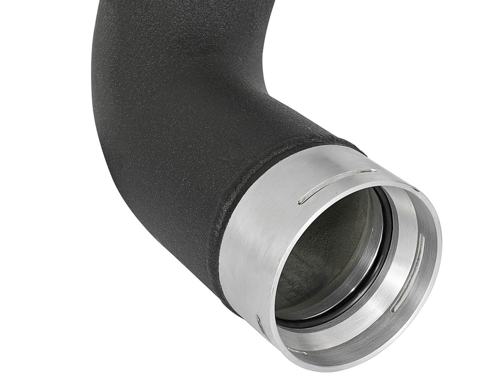aFe 46-20334-B BladeRunner 3 IN & 3-1/2 IN Aluminum Hot and Cold Charge Pipe Kit Black - view 2
