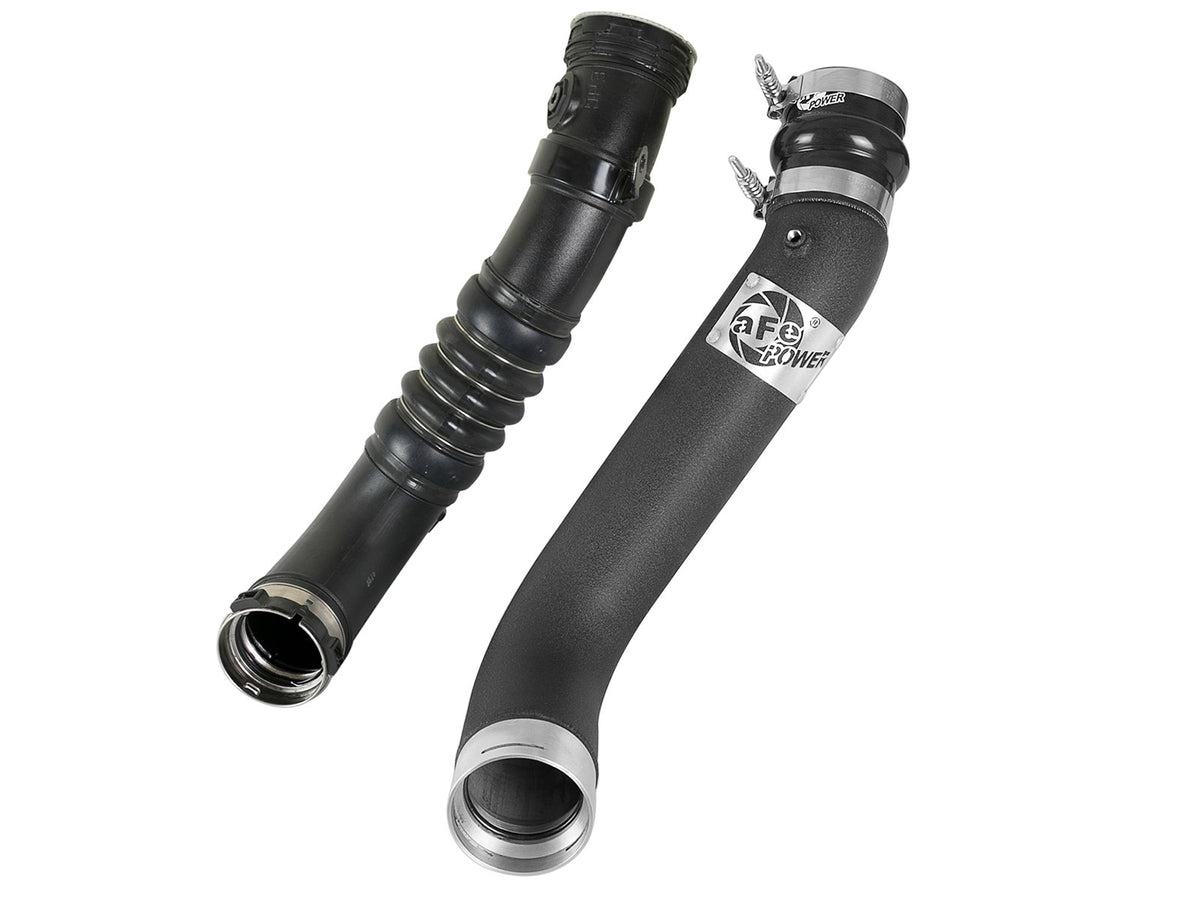 aFe 46-20339-B BladeRunner 3 IN Aluminum Aluminum Cold Charge Pipe Black - view 4