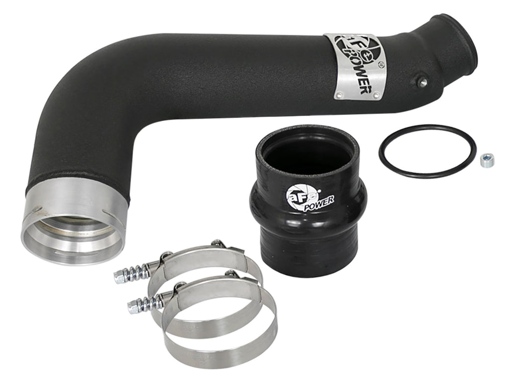 aFe 46-20339-B BladeRunner 3 IN Aluminum Aluminum Cold Charge Pipe Black - view 5