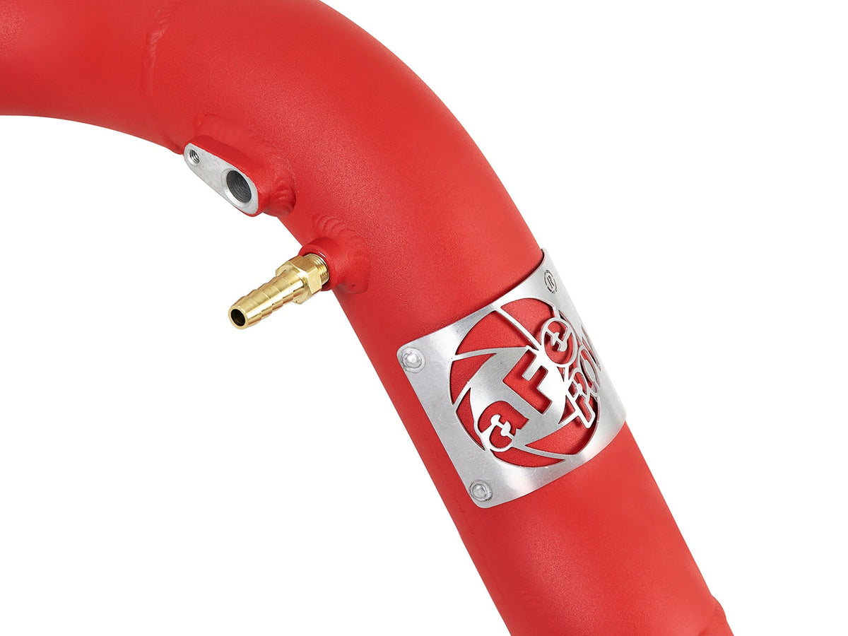aFe BladeRunner 2-1/4 IN & 2-1/2 IN Aluminum Hot and Cold Charge Pipe Kit Red - Honda Civic 2016-2021 Civic Si 2017-2020