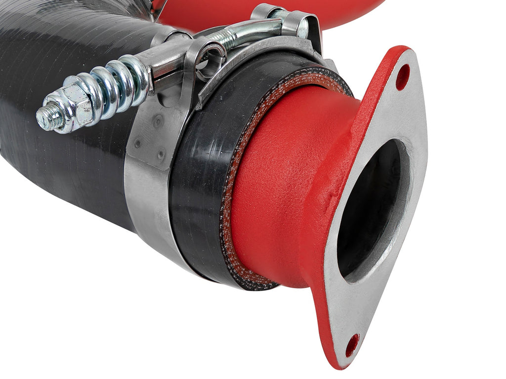 aFe BladeRunner 2-1/4 IN & 2-1/2 IN Aluminum Hot and Cold Charge Pipe Kit Red - Honda Civic 2016-2021 Civic Si 2017-2020