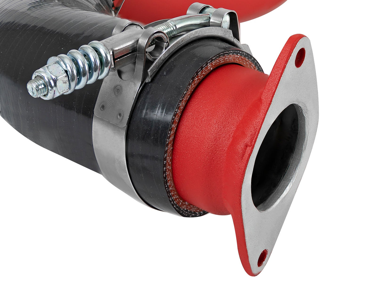 aFe BladeRunner 2-1/4 IN & 2-1/2 IN Aluminum Hot and Cold Charge Pipe Kit Red - Honda Civic 2016-2021 Civic Si 2017-2020