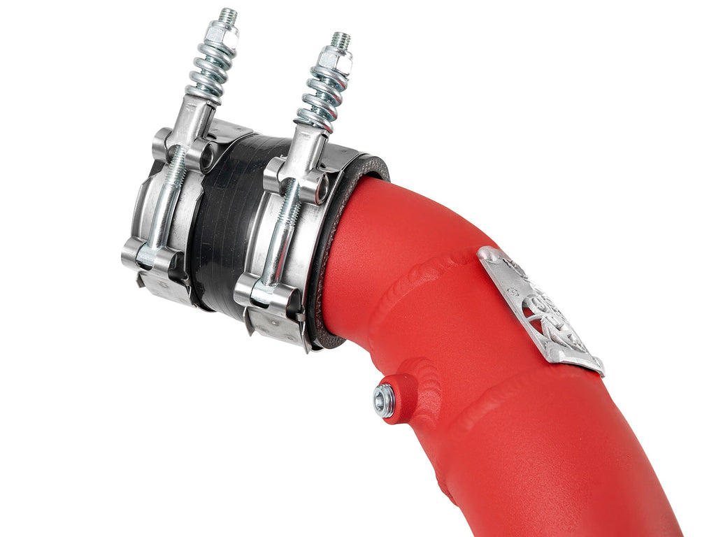 aFe BladeRunner 2-1/4 IN & 2-1/2 IN Aluminum Hot and Cold Charge Pipe Kit Red - Honda Civic 2016-2021 Civic Si 2017-2020
