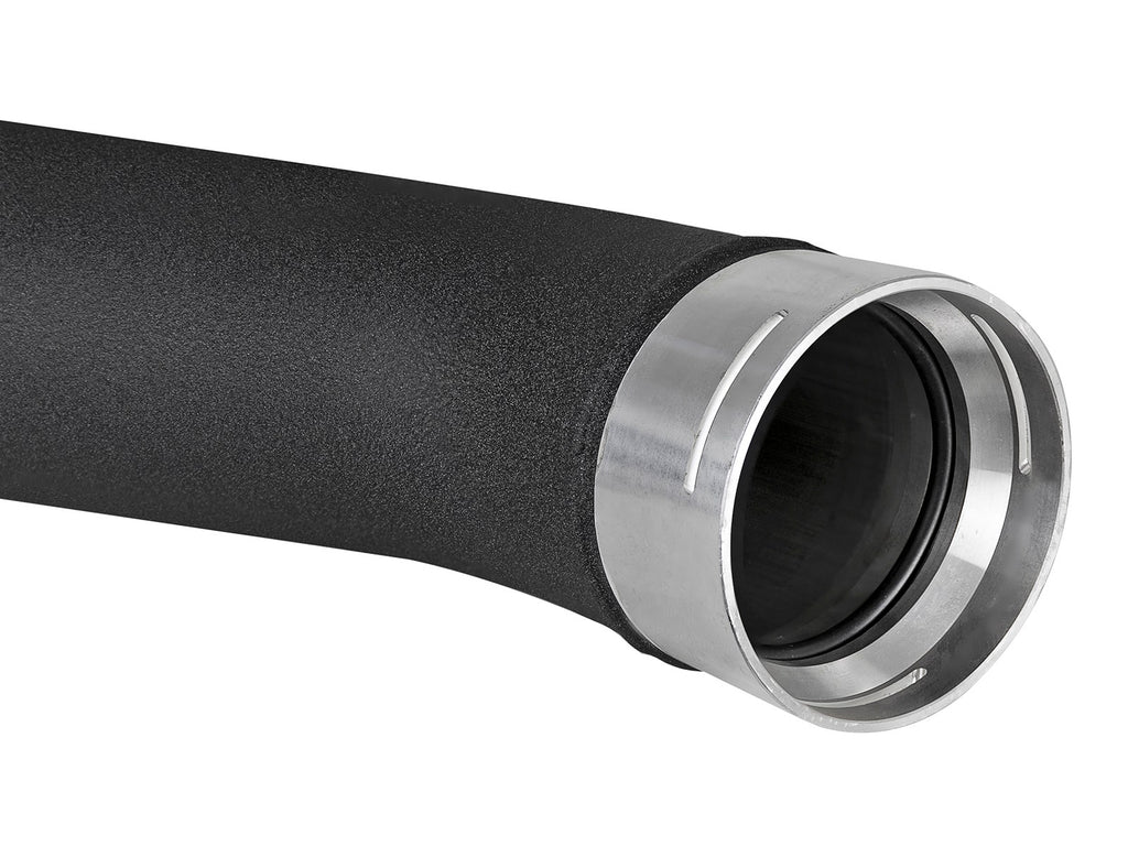 aFe 46-20364-B BladeRunner 3-1/2 IN to 3 IN Aluminum Hot and Cold Charge Pipe Kit Black - view 3