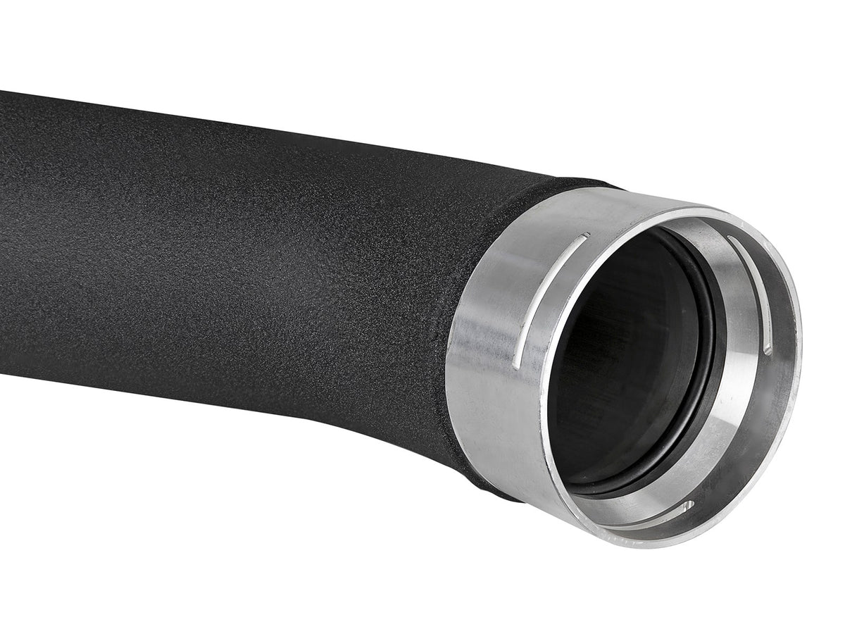 aFe 46-20364-B BladeRunner 3-1/2 IN to 3 IN Aluminum Hot and Cold Charge Pipe Kit Black - view 3