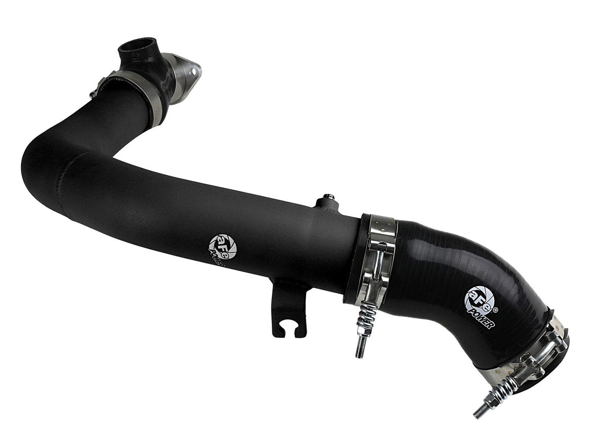aFe BladeRunner 2-1/2 IN Aluminum Hot Charge Pipe Black - Subaru WRX 2015-2021