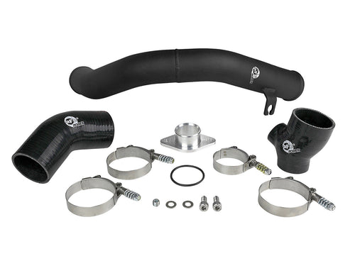 aFe BladeRunner 2-1/2 IN Aluminum Hot Charge Pipe Black - Subaru WRX 2015-2021