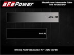 aFe BladeRunner 2-1/2 IN Aluminum Hot Charge Pipe Black - Subaru WRX 2015-2021