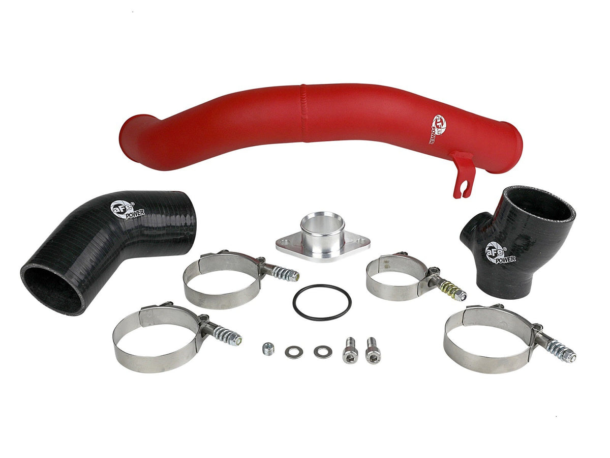aFe BladeRunner 2-1/2 IN Aluminum Hot Charge Pipe Red - Subaru WRX 2015-2021