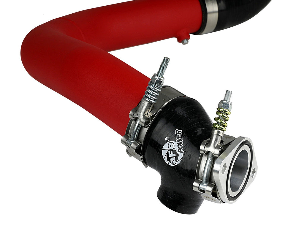 aFe BladeRunner 2-1/2 IN Aluminum Hot Charge Pipe Red - Subaru WRX 2015-2021
