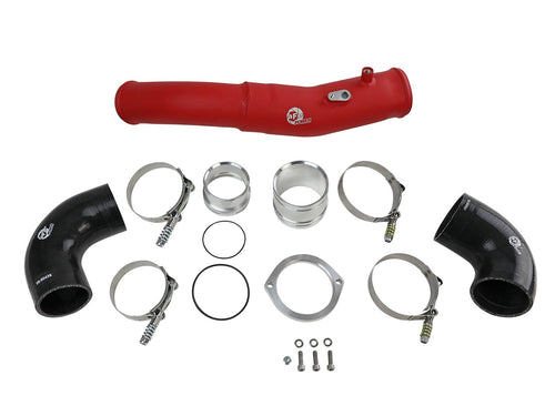 aFe BladeRunner 2-1/2 IN Aluminum Hot Charge Pipe Red - Toyota GR Supra (A90) 2020-2026