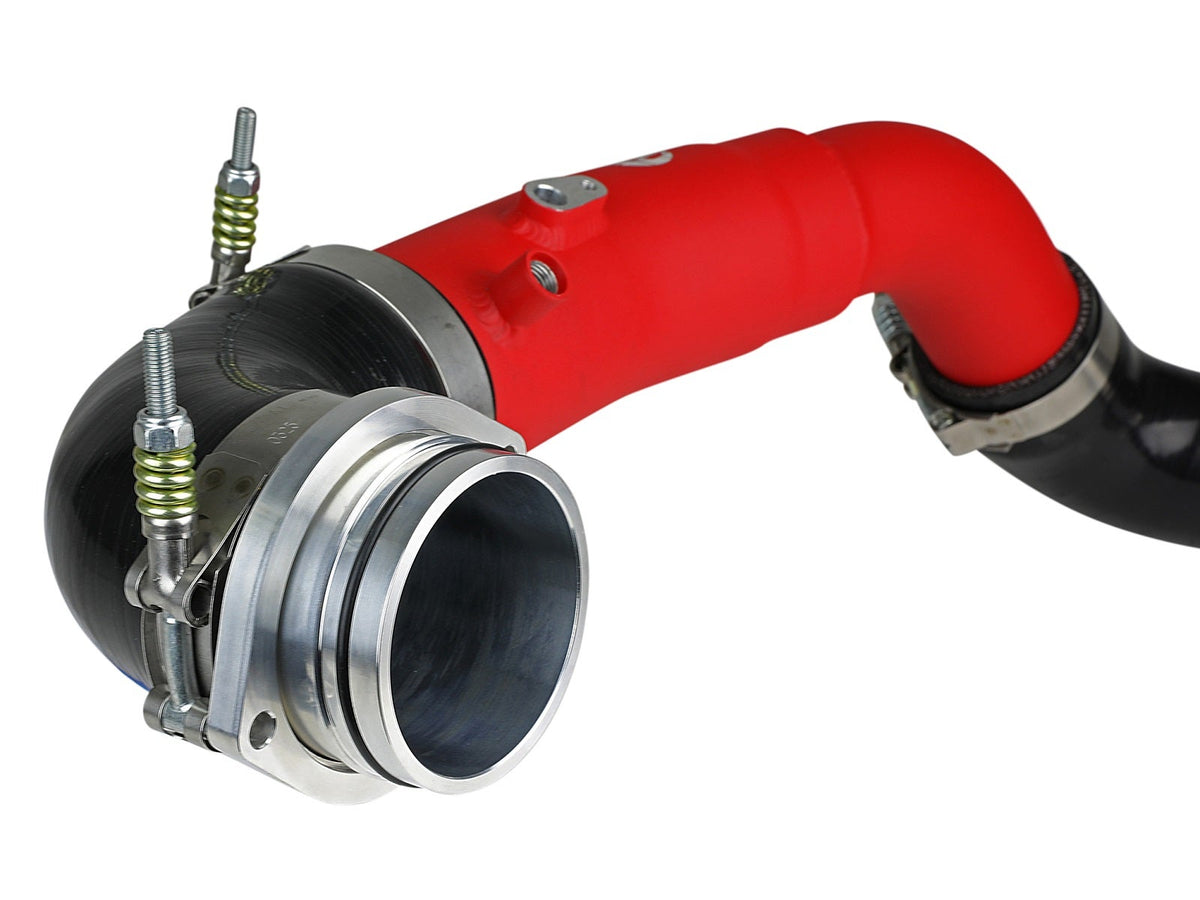 aFe BladeRunner 2-1/2 IN Aluminum Hot Charge Pipe Red - Toyota GR Supra (A90) 2020-2026