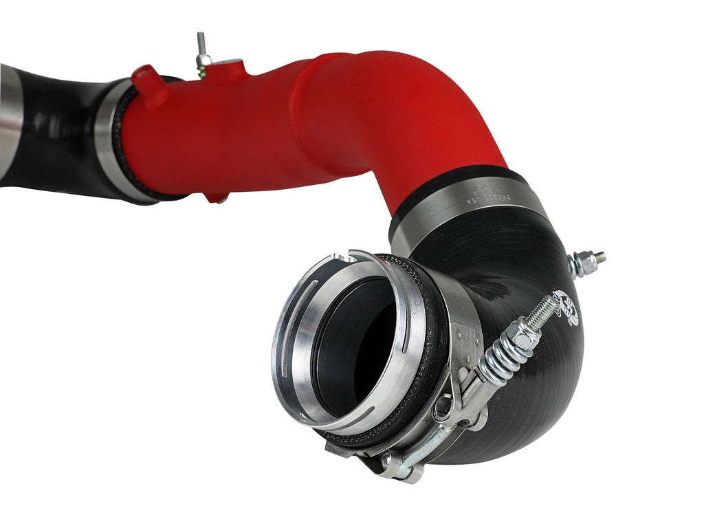 aFe BladeRunner 2-1/2 IN Aluminum Hot Charge Pipe Red - Toyota GR Supra (A90) 2020-2026