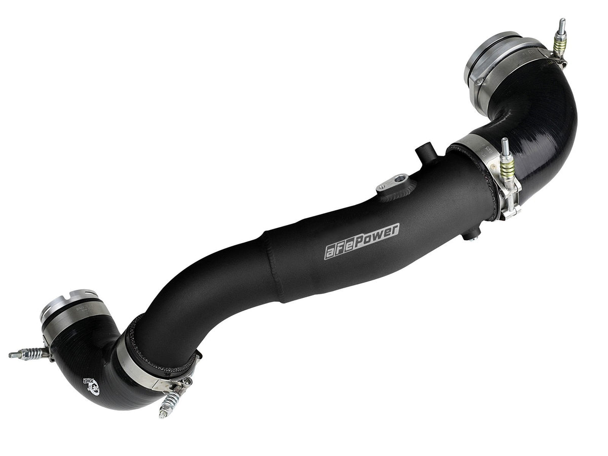 aFe BladeRunner 2-1/2 IN to 3 IN Aluminum Hot-Side Charge Pipe Black - BMW Z4 M40i (G29) 2020-2026
