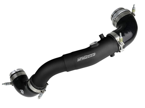 aFe BladeRunner 2-1/2 IN to 3 IN Aluminum Hot-Side Charge Pipe Black - BMW Z4 M40i (G29) 2020-2026