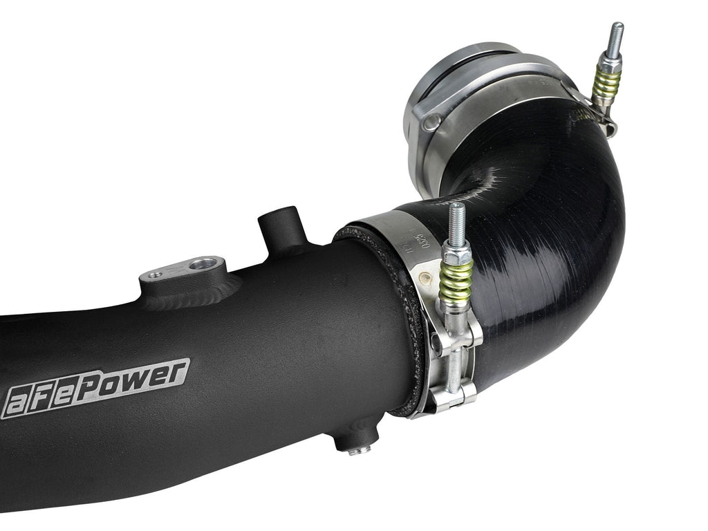 aFe BladeRunner 2-1/2 IN to 3 IN Aluminum Hot-Side Charge Pipe Black - BMW Z4 M40i (G29) 2020-2026
