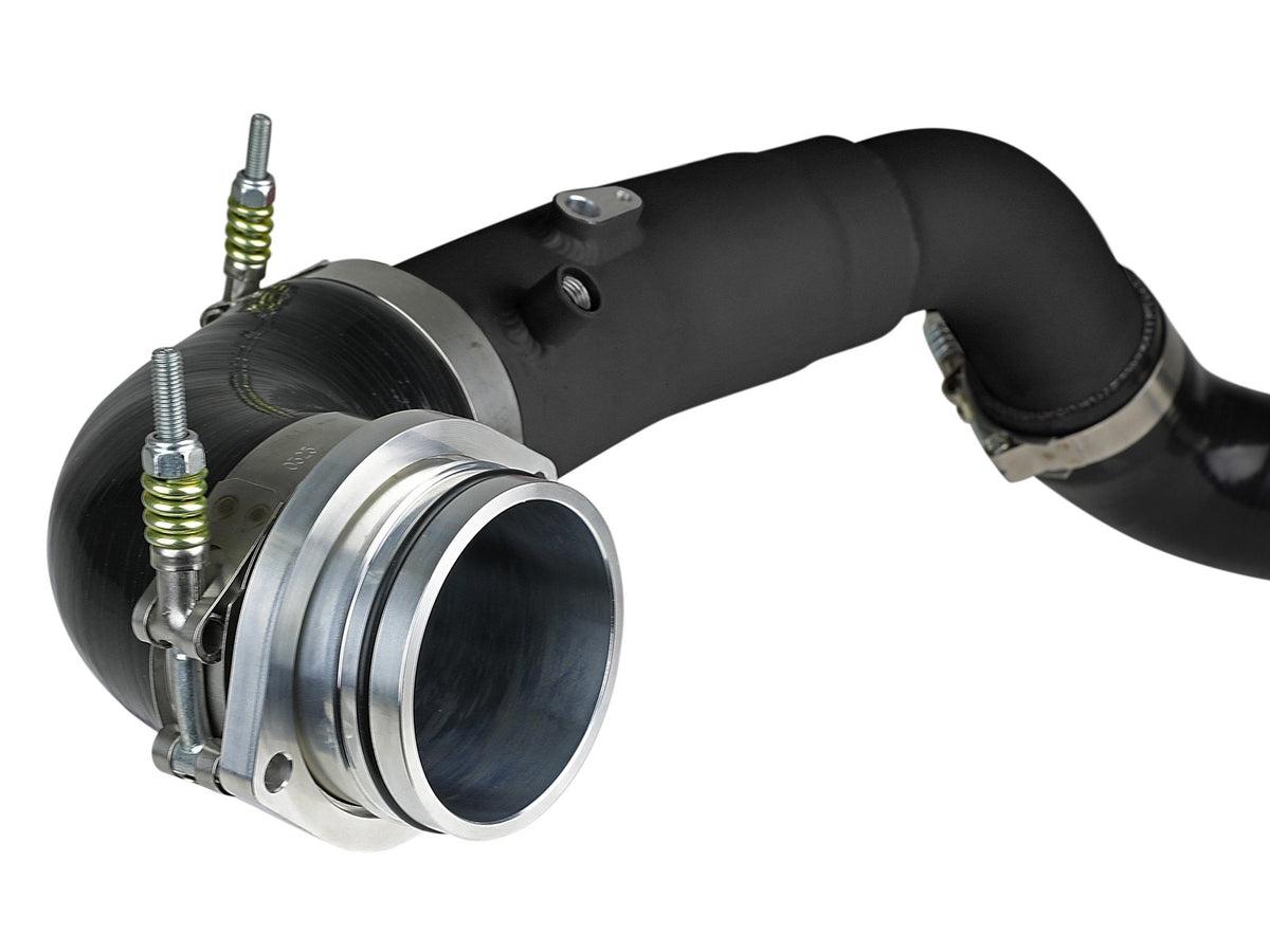 aFe BladeRunner 2-1/2 IN to 3 IN Aluminum Hot-Side Charge Pipe Black - BMW Z4 M40i (G29) 2020-2026