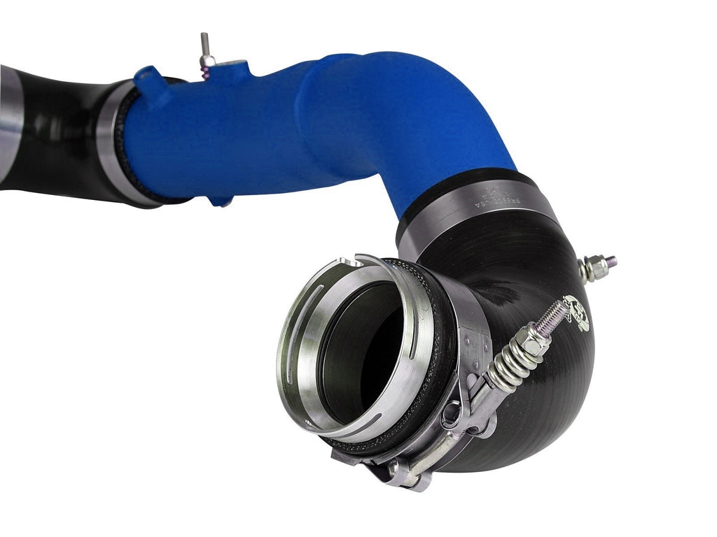 aFe BladeRunner 2-1/2 IN to 3 IN Aluminum Hot-Side Charge Pipe Blue - BMW Z4 M40i (G29) 2020-2026