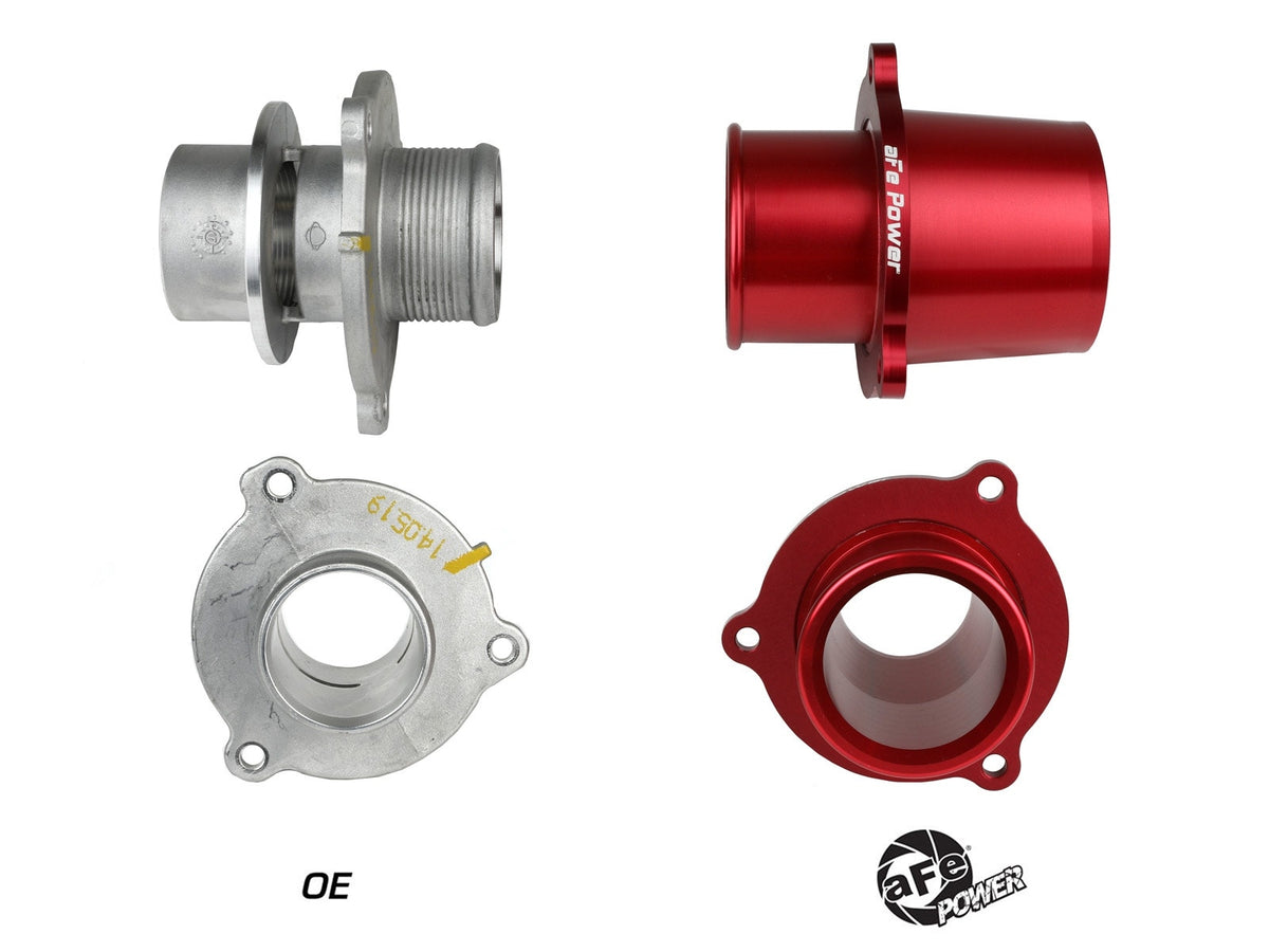 aFe BladeRunner Turbo Muffler Delete for OE Charge Pipe Red - Volkswagen GTI (MKVII) 2015-2021