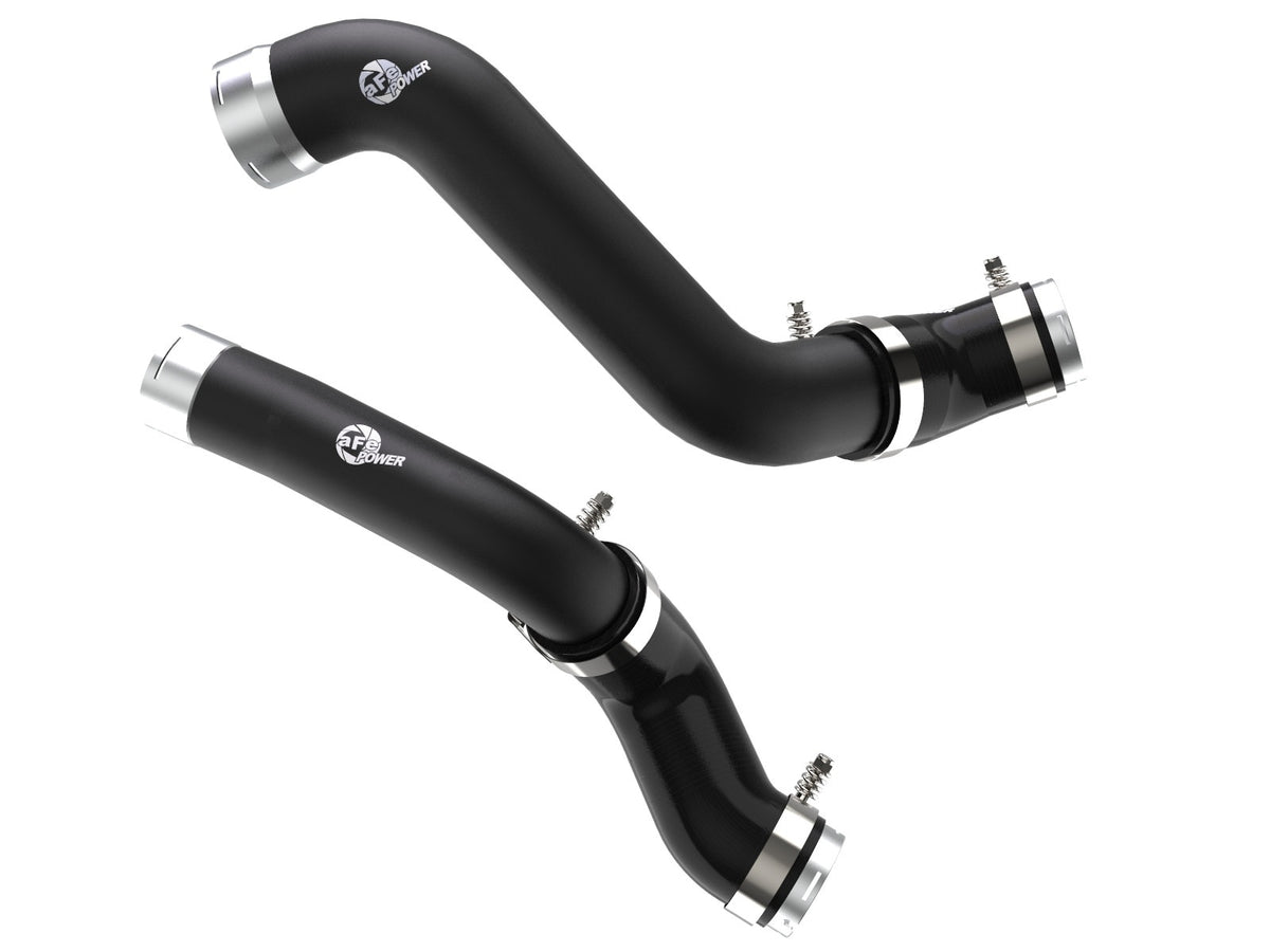 aFe 46-20424-B BladeRunner 2-1/2 IN to 3 IN Aluminum Hot and Cold Charge Pipe Kit Black - view 1