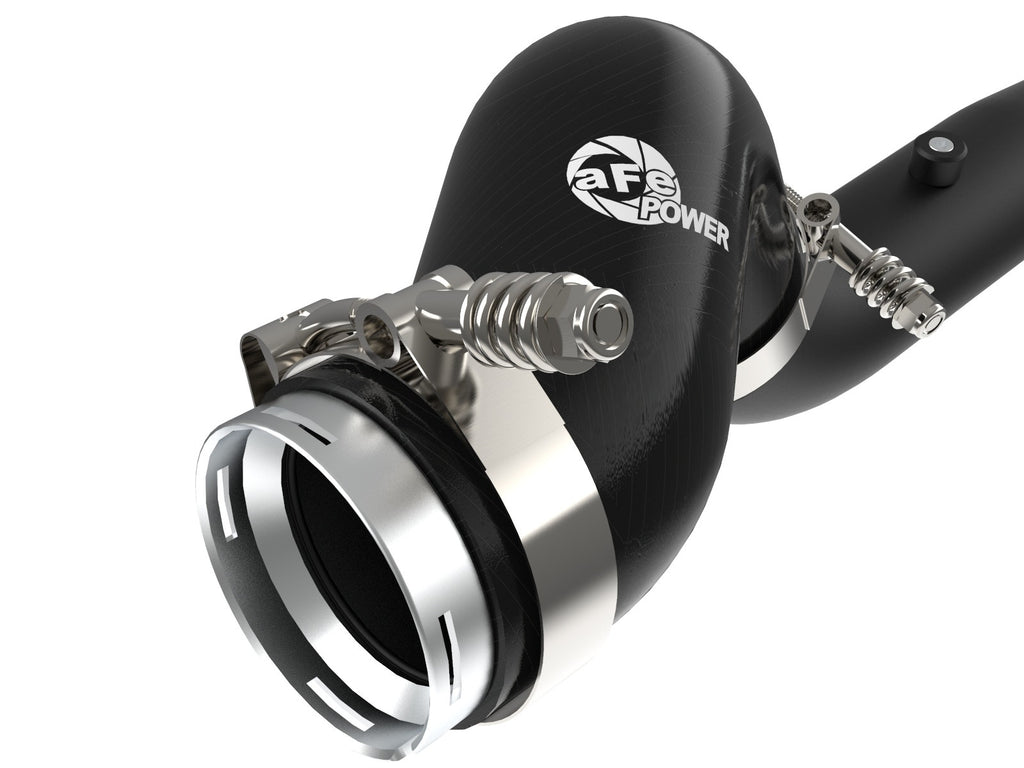 aFe 46-20424-B BladeRunner 2-1/2 IN to 3 IN Aluminum Hot and Cold Charge Pipe Kit Black - view 4