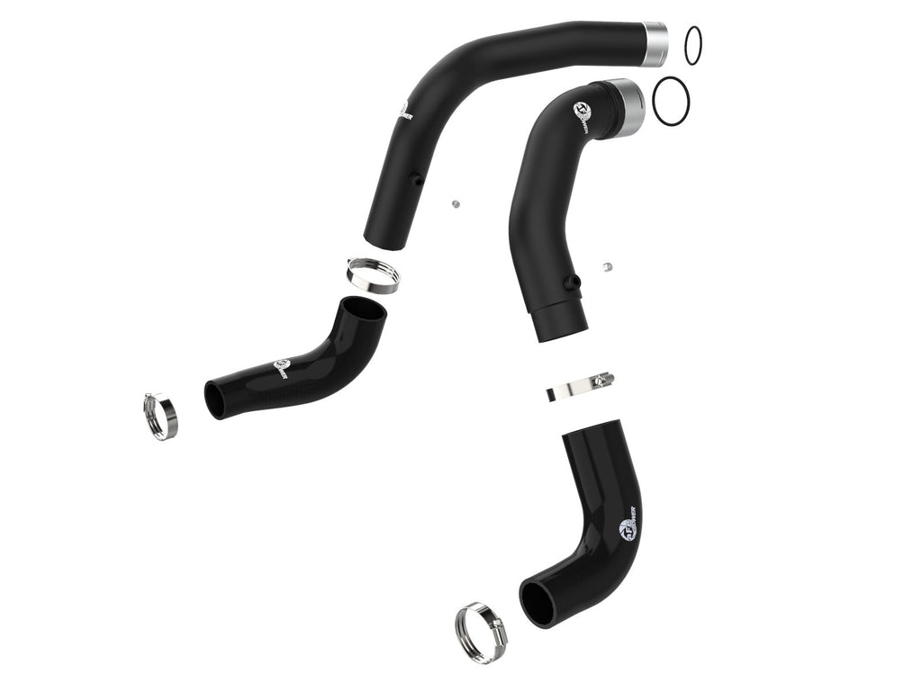 aFe 46-20434-B BladeRunner 3 IN Aluminum Hot and Cold Charge Pipe Kit Black - view 3
