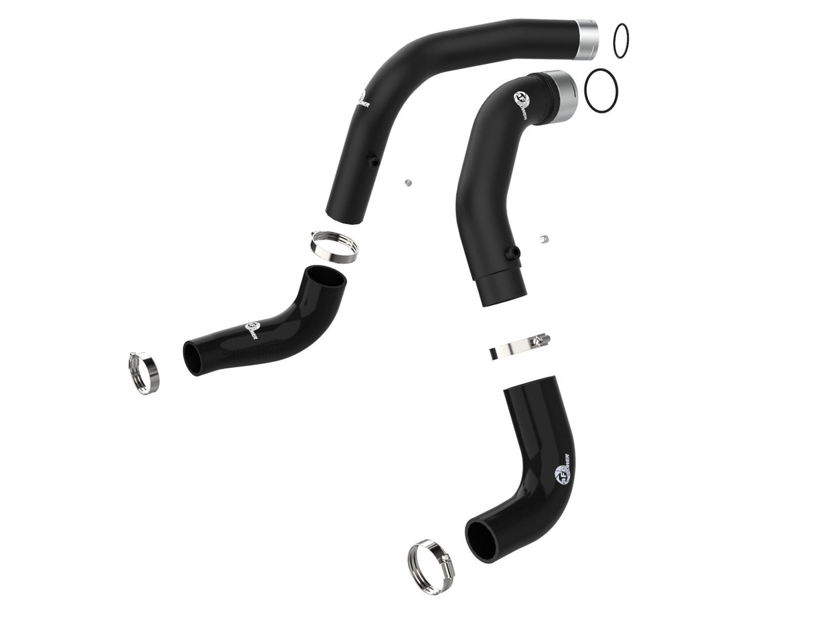 aFe 46-20434-B BladeRunner 3 IN Aluminum Hot and Cold Charge Pipe Kit Black - view 3