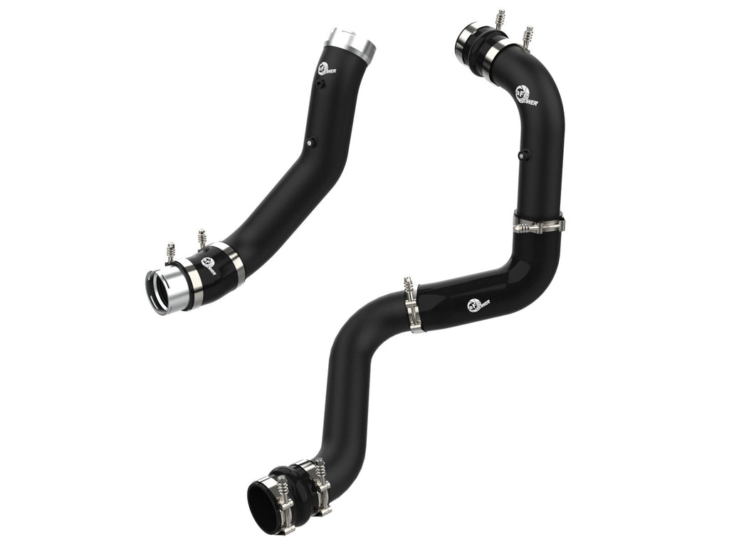 aFe 46-20444-B BladeRunner Aluminum Hot and Cold Charge Pipe Kit Black - view 1