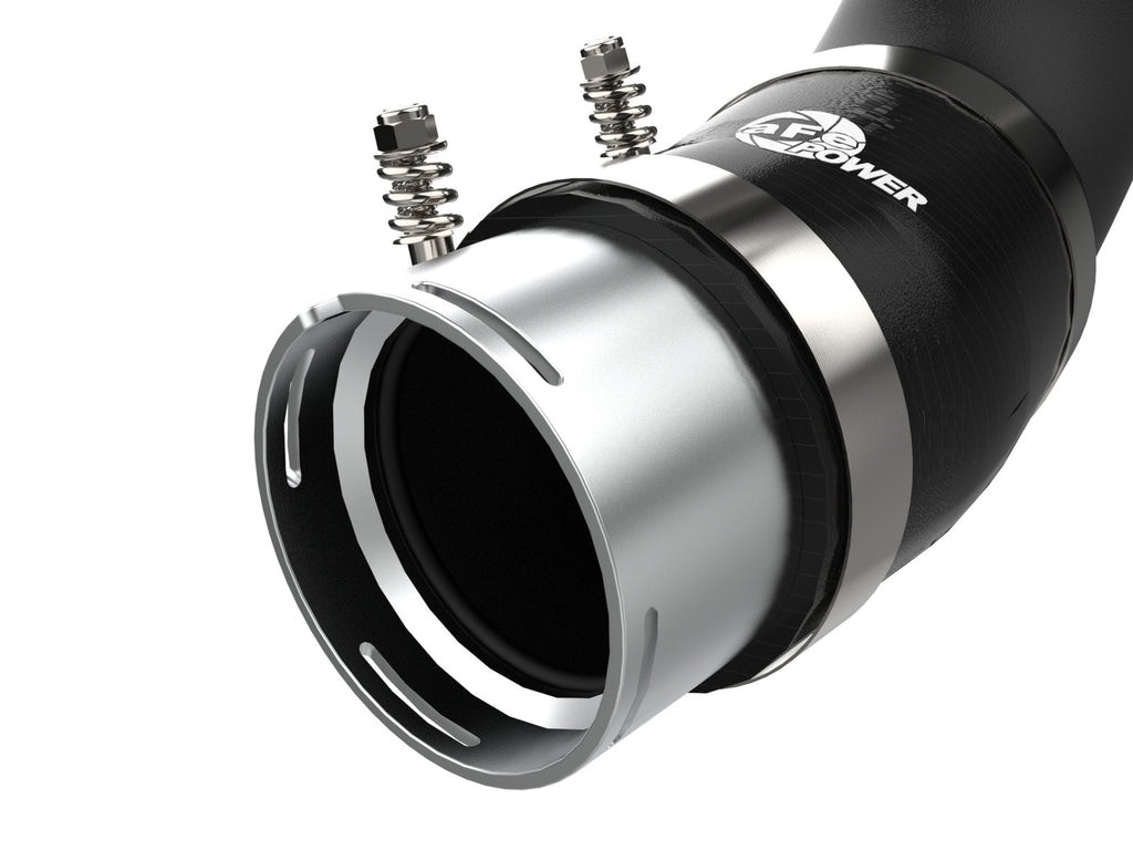 aFe 46-20444-B BladeRunner Aluminum Hot and Cold Charge Pipe Kit Black - view 4